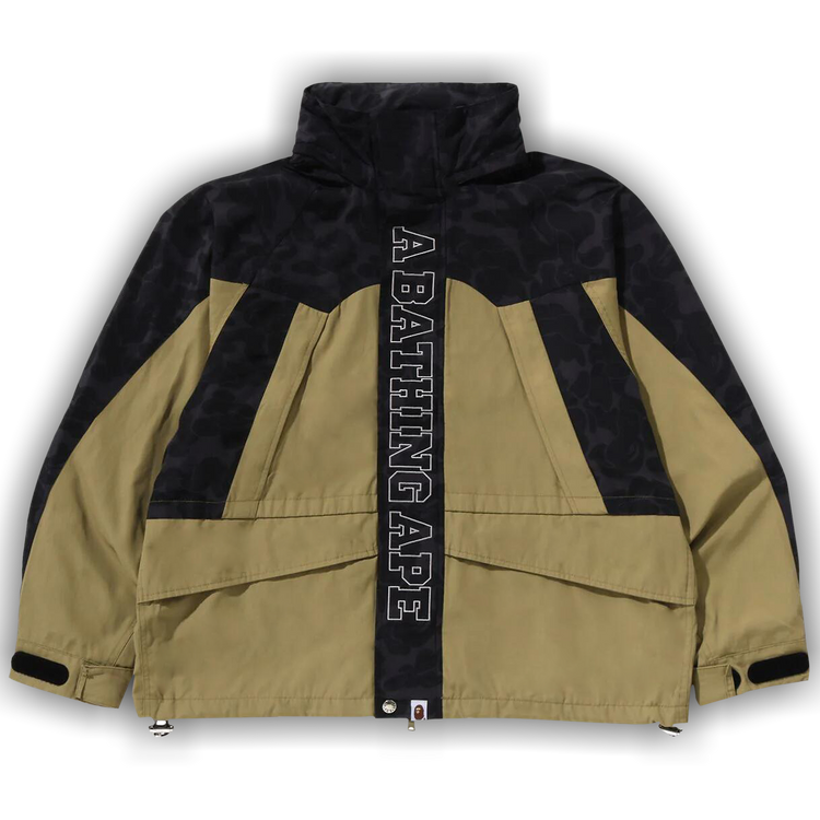 Buy BAPE Camo Panel Snowboard Jacket 'Olive Drab' 1K80 140 324