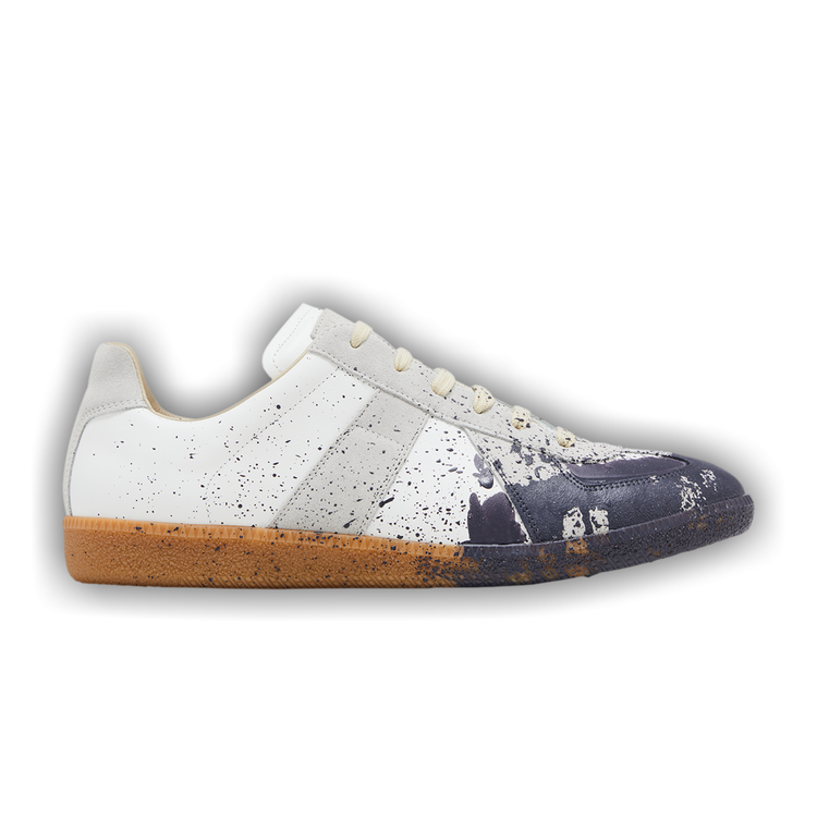 MAISON MARGIELA Replica Paint Splatter Sneaker, Black/Pewter