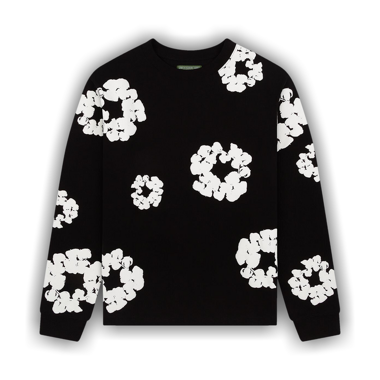 Buy Denim Tears Long-Sleeve Wreath Tee 'Black