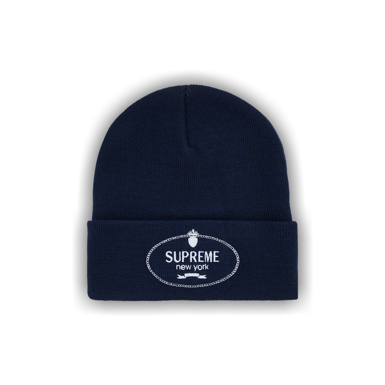 Buy Supreme Crest Beanie 'Navy' - FW24BN82 NAVY | GOAT