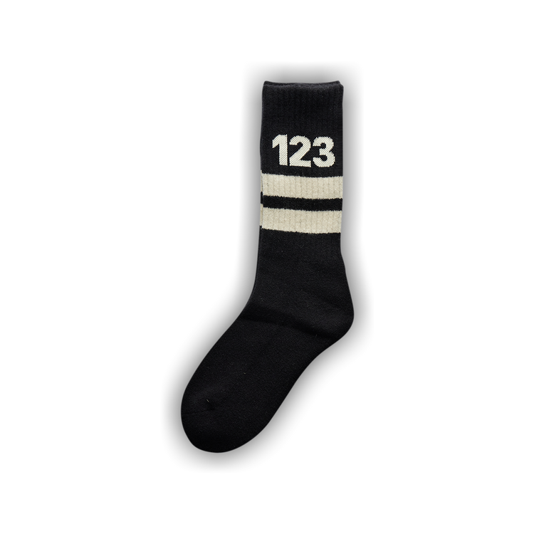 【Rivington Roi Rebis】RRR123 SOCKS Buy RIVINGTON roi Rebis 123 Socks 'Black/White' - 123S SK00