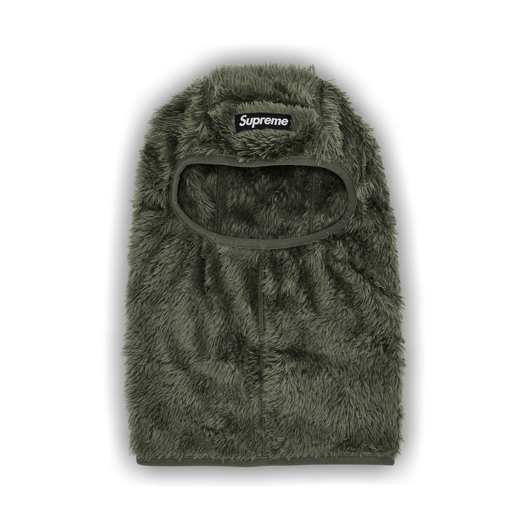 Buy Supreme Fuzzy Balaclava 'Moss' - FW24H76 MOSS | GOAT