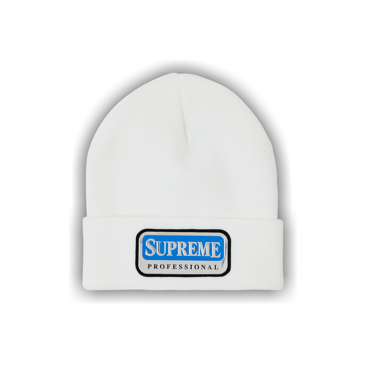 Buy Supreme Professional Beanie 'White' - FW24BN79 WHITE | GOAT