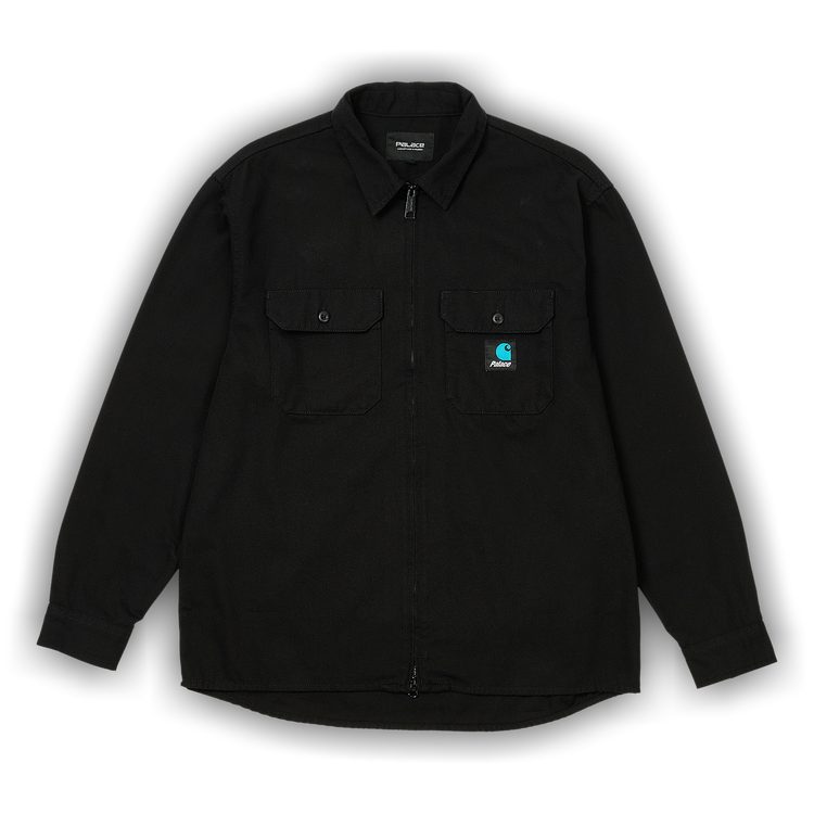 Buy Palace x Carhartt WIP Milford Shirt 'Black' - I035662 BLAC | GOAT