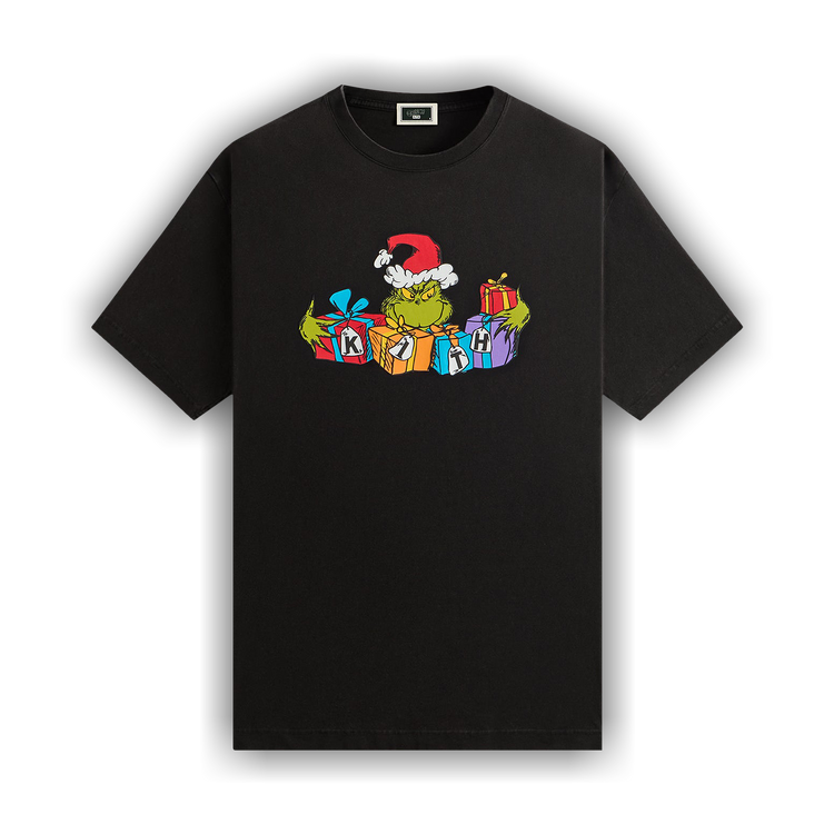 ☆ KITH x THE GRINCH Presents tee コラボTシャツ ☆ Kith x The Grinch Serif Tee Stadium Men's - FW24 - US