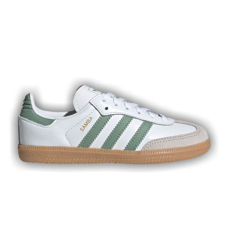 [Adidas] Samba OG White Green ★すぐ品切れ★ Adidas Originals Samba OG (Shadow Green/Cream White) Men's