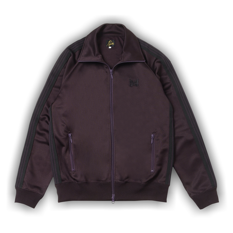 Needles brown × purple NEEDLES Purple Zipped Work Hoodie Needles