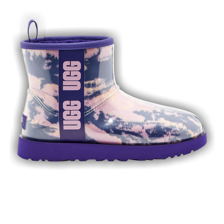 Buy UGG Wmns Classic Clear Mini 'Marble Violet Night' - 1120778