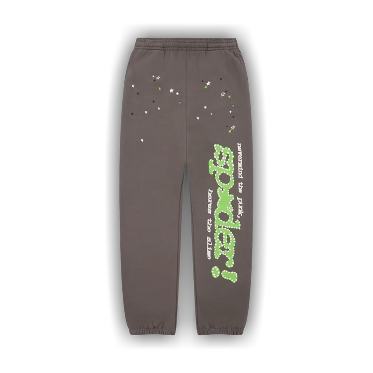 Buy Sp5der Punk V2 Sweatpants 'Grey' - P45FW24GRY1 | GOAT