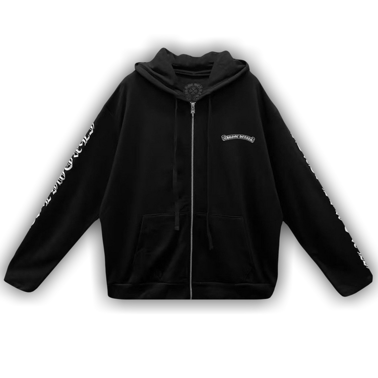 希少品♪【CHROME HEARTS】T-LOGO SCRIPT LETTERS ZIP UP HOODIE 1553371_00.png.png