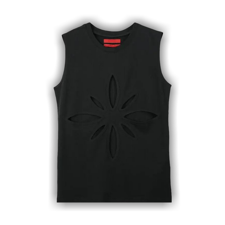 Buy KUSIKOHC Origami Cut Out Sleeveless Top 'Black