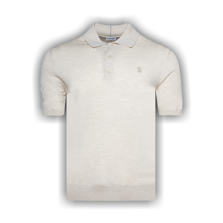Tシャツ・カットソー Burberry SS25 Wool polo shirt (8103102 NUTMEG) Wool Polo Shirt Nutmeg | The Webster