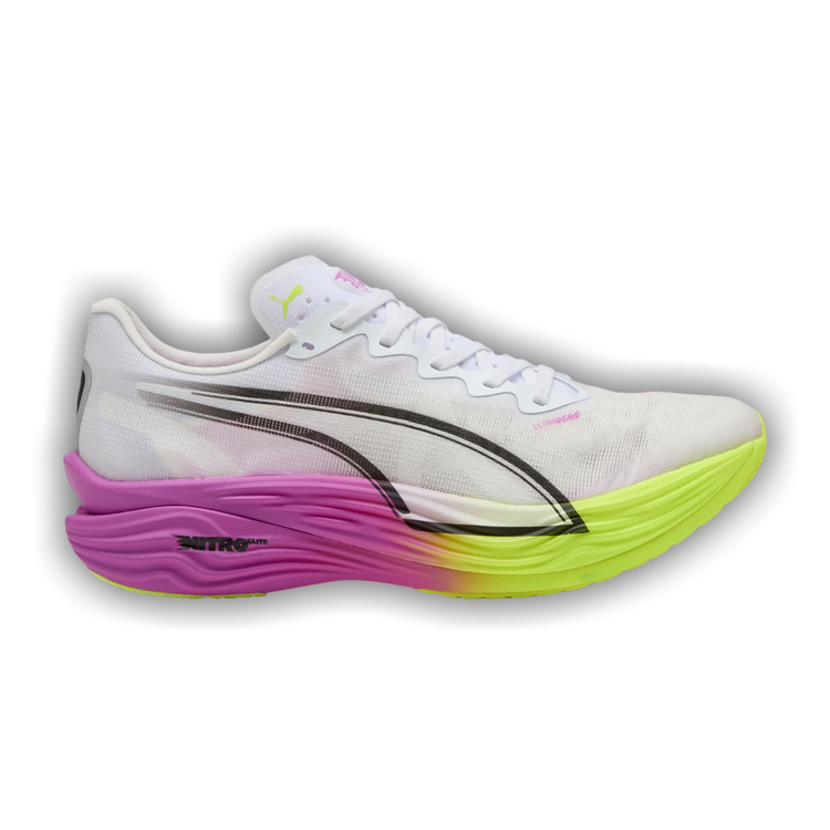 ■PUMA■ Diviate Nitro 3 Women's Yellow Pure Magenta 3097081 WMNS) PUMA Deviate Nitro 3 Ekiden Glow 'White Pure Magenta