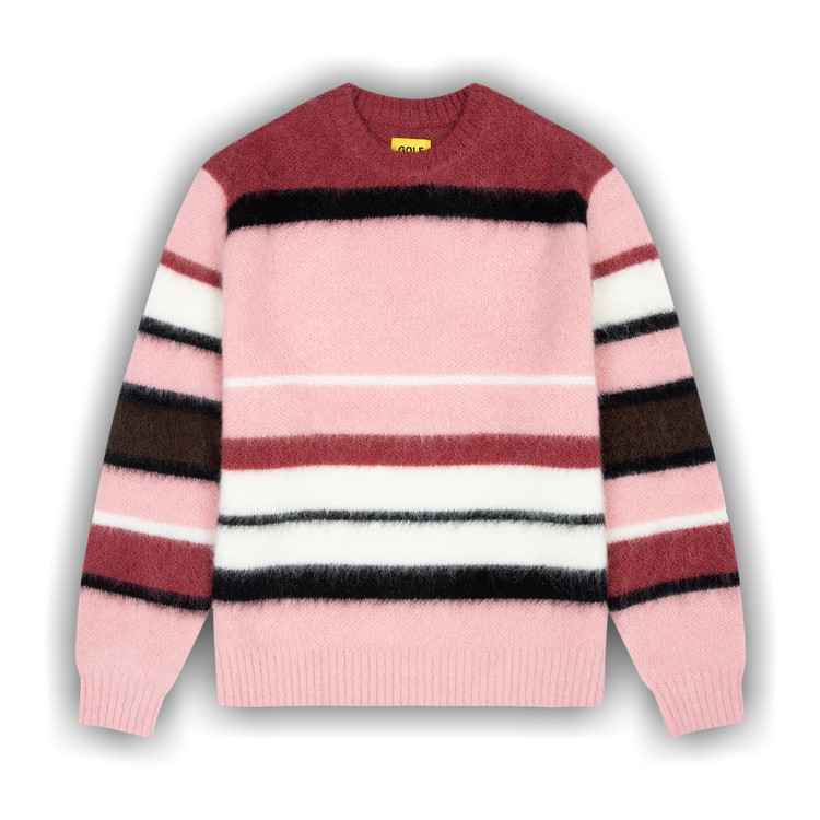 Buy GOLF WANG Mohair Striped Sweater 'Pink' - FW24TS1009 PINK | GOAT