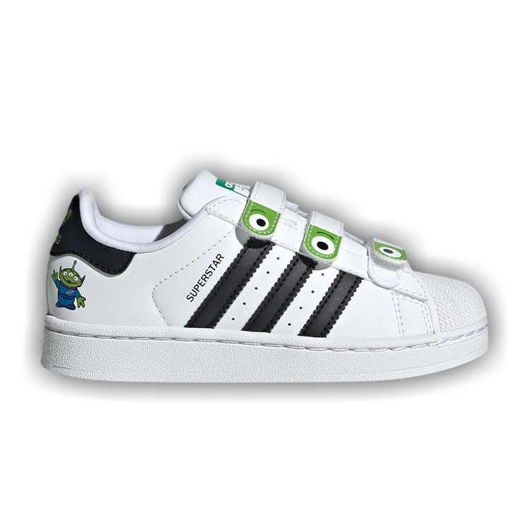 adidas x DISNEY SUPERSTAR★コラボ★兼用 国内発送☆ adidas SUPERSTAR コラボ☆ 白 ステッチ 男女兼用