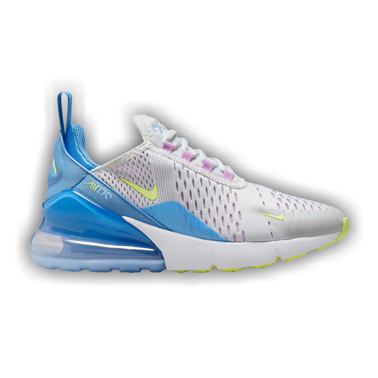 Buy Nike Air Max 270 GS 'Pure Platinum Blue Light Lemon Twist