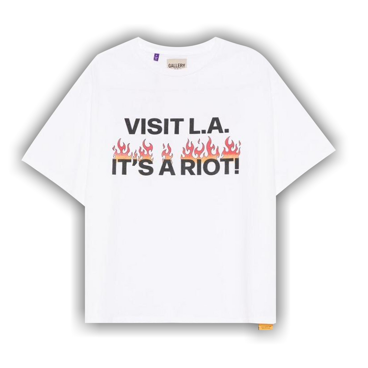 Buy Gallery Dept. LA Riot Tee 'White' - LRS 10012 WHIT | GOAT