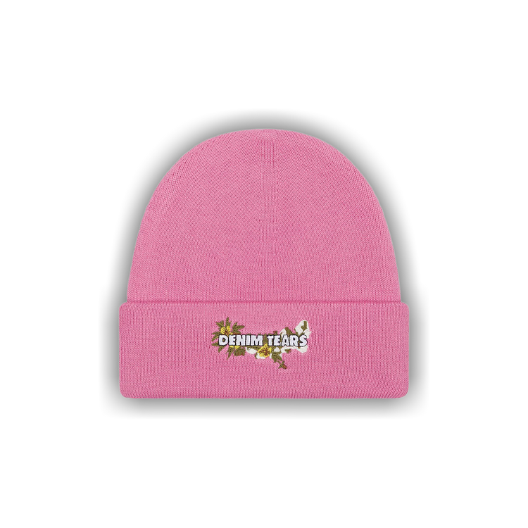 Buy Denim Tears Floral Beanie 'Pink' - FW24AKH0012 | GOAT