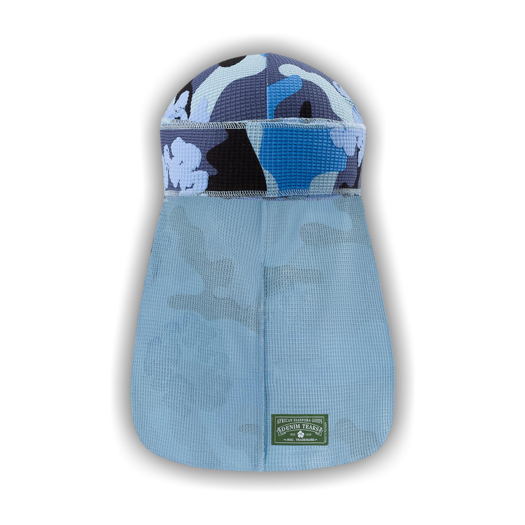Buy Denim Tears Wreath Durag 'Blue Camo' - FW24ADR0012 | GOAT
