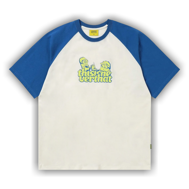 さらに100円引き◆thisisneverthat◆TNT MINIONS Raglan Tee Buy thisisneverthat Minions Raglan Tee 'White