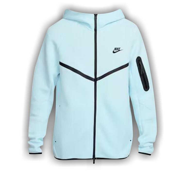 nike tech fleece cerulean hoodie