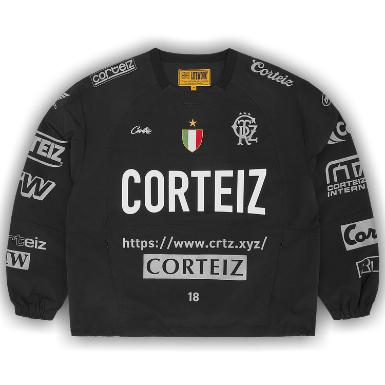 感謝の声続々！ Pullover Training Sponsors Corteiz Buy 'Black' 07892 - スケートボード