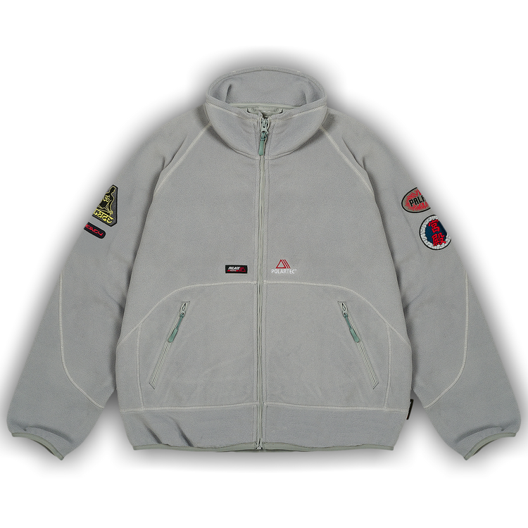 Buy Palace Polartec Full Zip Funnel 'Concrete Grey' - P28JK030 | GOAT