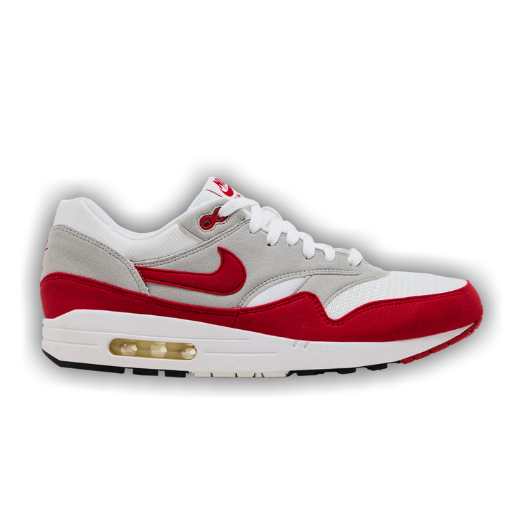 NIKE AIR MAX 1 QS 378830-161 ナイキ エアマックス/2009年モデル Color White×Red Size US 10.5 28.5cm 中古美品 Nike Air Max 1 QS Size 12 Sport Red 378830-161 2009 Quickstrike