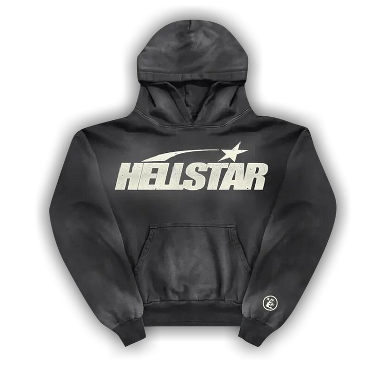 Buy Hellstar HStar Hoodie 'Black' - HSCXPNT02 BLAC | GOAT CA