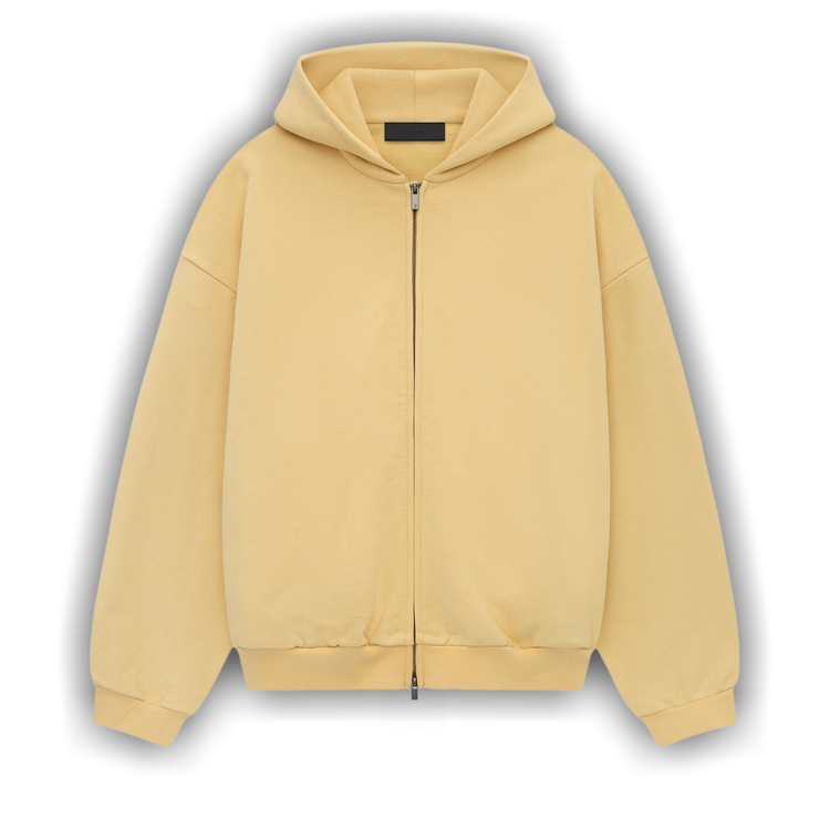 Buy Fear of God Essentials Heavy Fleece Full Zip Hoodie 'Amber
