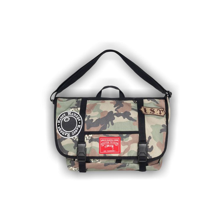 Stussy & Denim Tears Messenger Bag Multicolor y2k opium