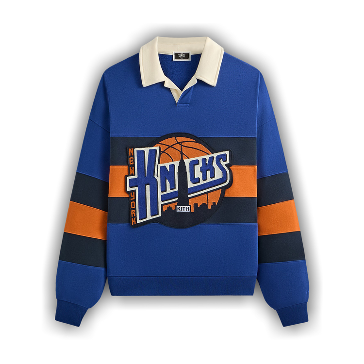 Buy Kith For The New York Knicks Ball Nelson Collared Pullover