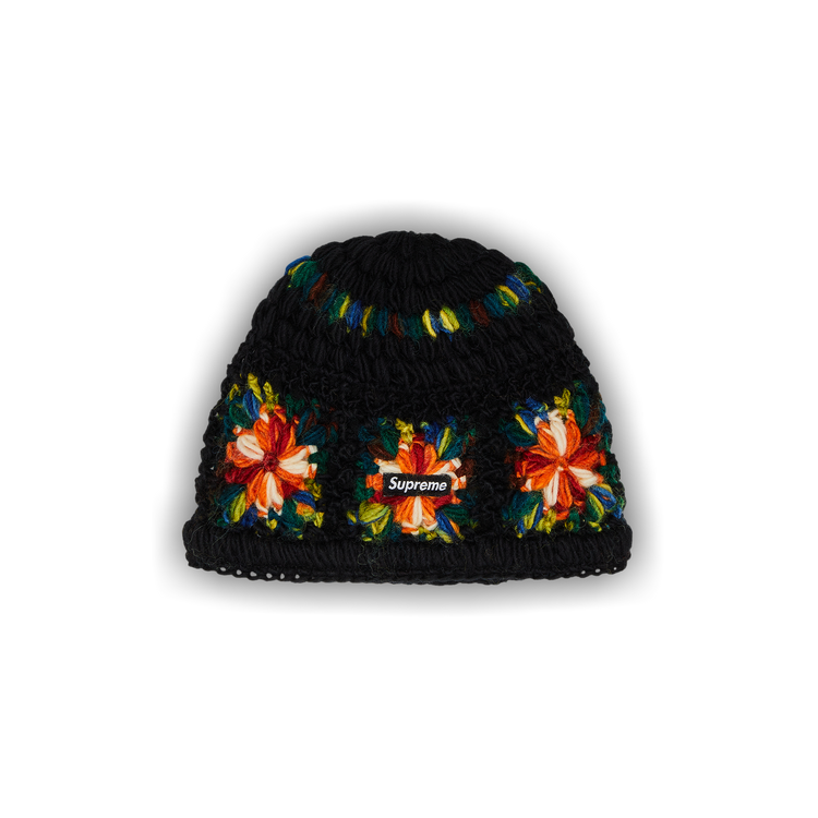 Supreme Supreme Crochet Beanie Black SS25 | Grailed