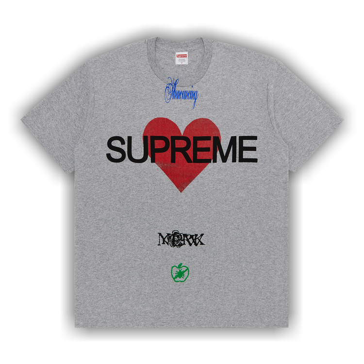 Buy Supreme Announcing Tee 'Heather Grey' - SS25T40 HEATHER