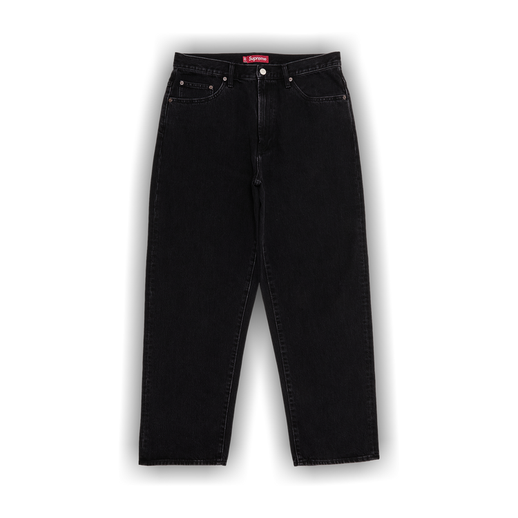 【32】supreme Baggy Jean Black Supreme Baggy Jean Black Men's - FW23 - US