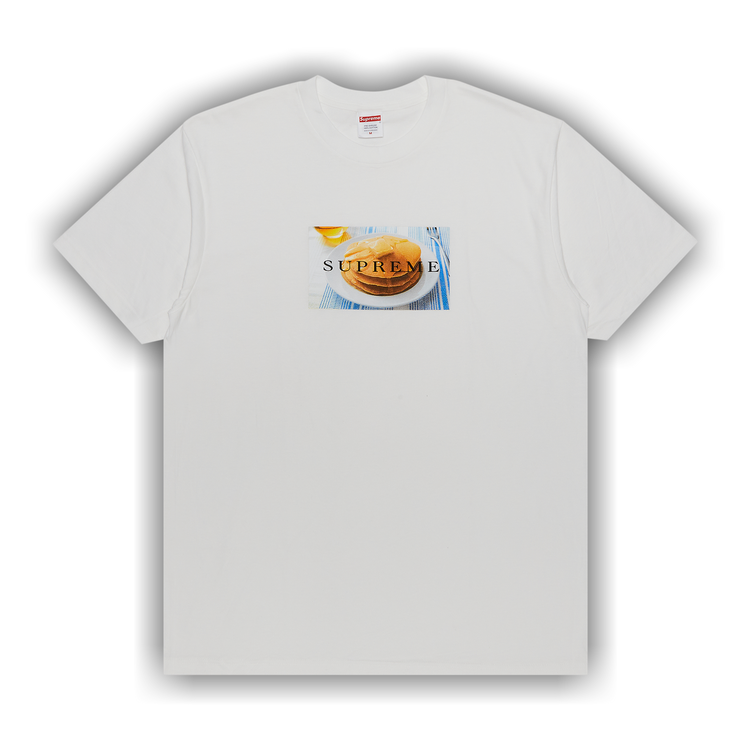 Buy Supreme Pancakes Tee 'White' - SS25T46 WHITE | GOAT