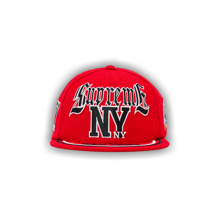 Buy Supreme New York 6-Panel 'Red' - SS25H28 RED | GOAT