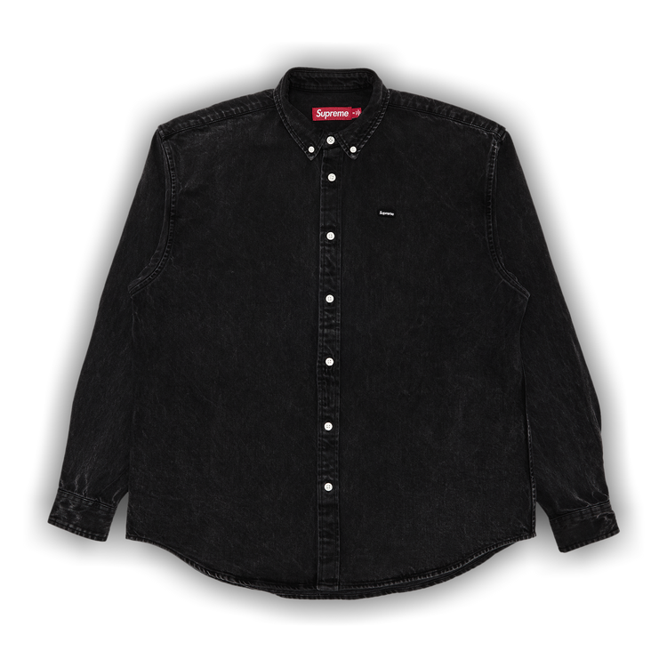 トップス 25SS Supreme Small Box Denim Shirt Black Buy Supreme Small Box Denim Shirt 'Black' - SS25S1 BLACK | GOAT