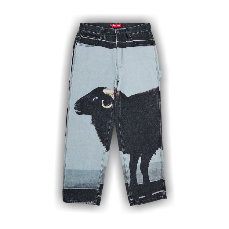【楽ギフ_包装】 Damien x Supreme Buy Hirst SS25P22 - 'Black' Jean Painter パンツ