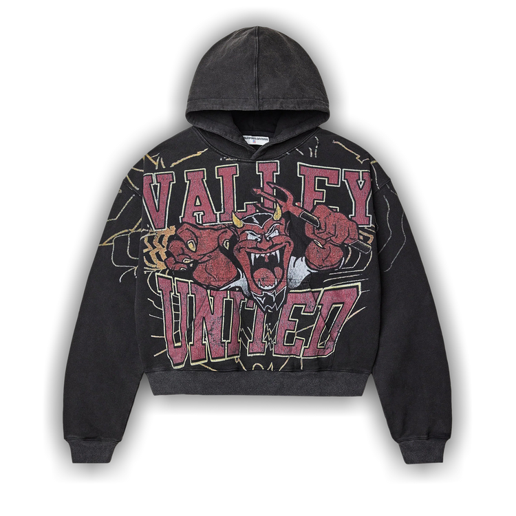 Buy Vale Forever Valley Mascot Pullover Hoodie 'Black/Red' - 11451