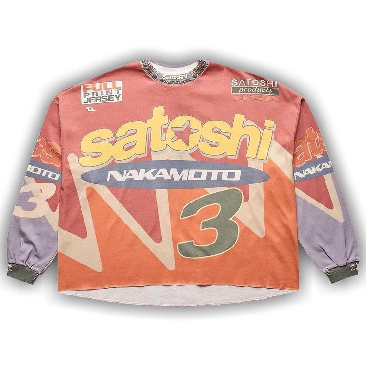 Buy Satoshi Nakamoto Speedway Long-Sleeve T-Shirt