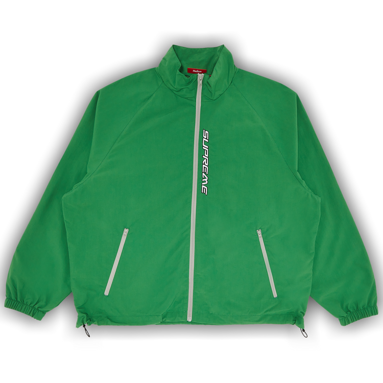 Buy Supreme Contrast Zip Track Jacket 'Green' - SS25J41 GREEN | GOAT