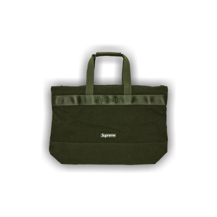 Supreme 25SS Tote Bag Olive トートバッグ Achetez des Supreme Tote Bag 'Olive' - SS25B4 OLIVE | GOAT FR