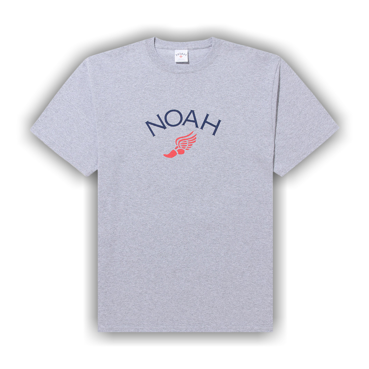 Buy Noah Winged Foot Logo Tee 'Heather Grey' - T271SS25 HEAT