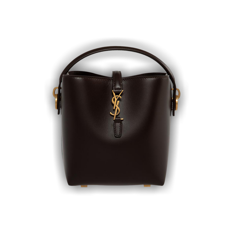 Buy Saint Laurent Le 37 Leather Shoulder Bag 'Dark Sweet Choco