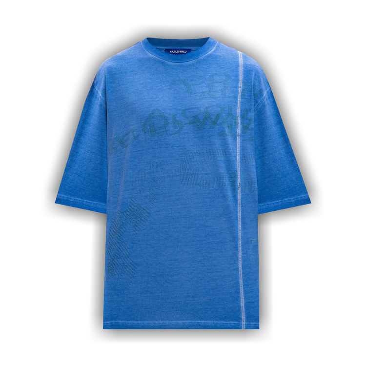 Buy A-Cold-Wall* Annex T-Shirt 'Blue' - ACWMTS201 BLUE | GOAT