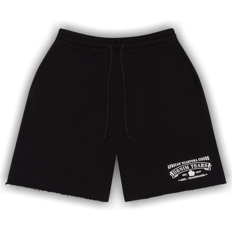 Buy Denim Tears ADG Sweat Shorts 'Black' - SS25BRS0022 | GOAT