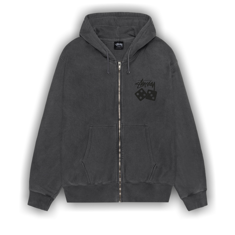 ★STUSSY★DICE PIGMENT DYED HOODIE フーディ★追跡可 1579619_00.png.png
