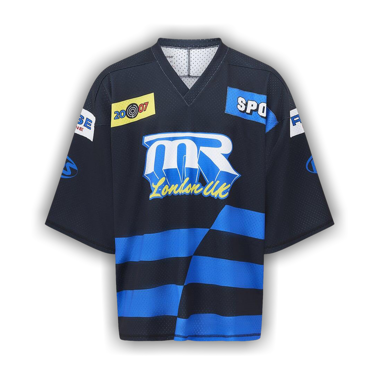 Buy Martine Rose Oversized Football Top 'Black' - 129JT10001 BLAC