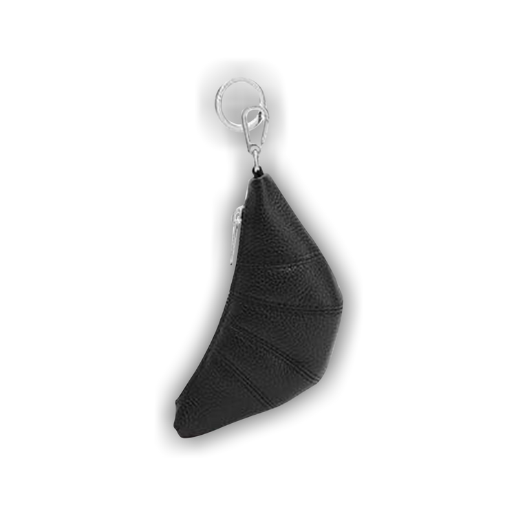 Buy Lemaire Mini Croissant Keyring 'Black' - SL0082 LL0018 BK999